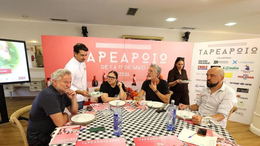 TapeaPoio 2026 eleva el listón en Poio con 28 tapas ante un jurado de lujo