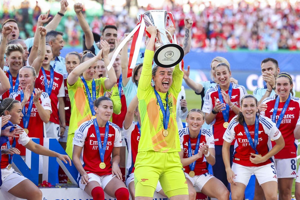 Les imatges de lArsenal - Barça de la final de la Champions femenina