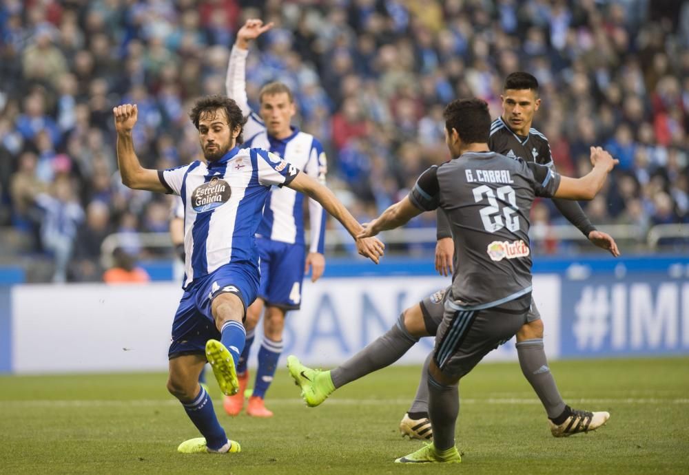 El Dépor cae en el derbi ante el Celta