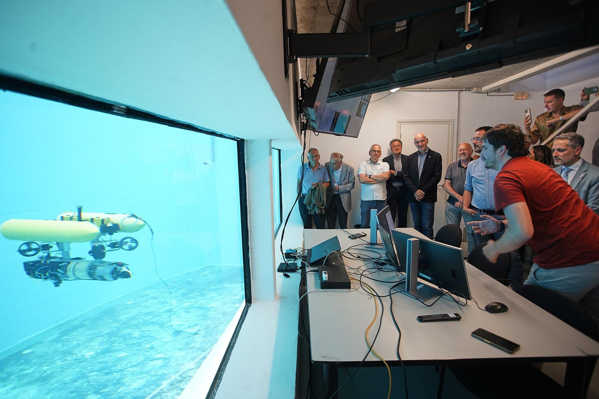 Les fotos de la nova piscina de proves del centre de robòtica submarina de la UdG