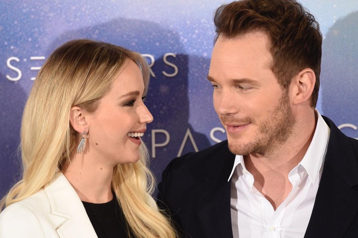 Jennifer Lawrence y Chris Pratt