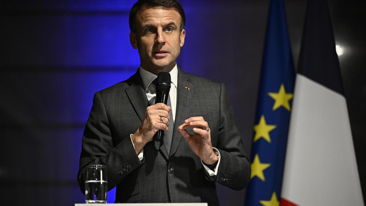 El presidente de Francia, Emmanuel Macron.