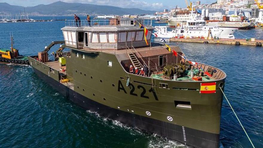 Armón bota'l so primer buque militar pa l'Armada de Suecia