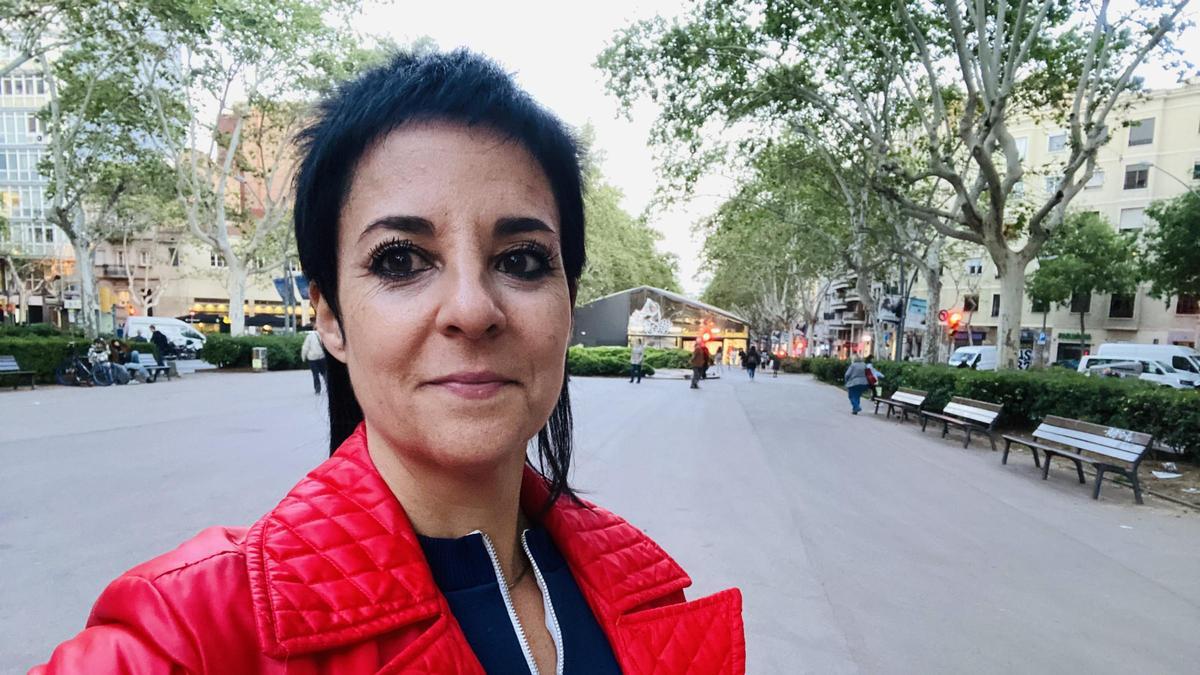 Selfi exclusiva de Gemma Ruiz Palà en el Passeig de Sant Joan