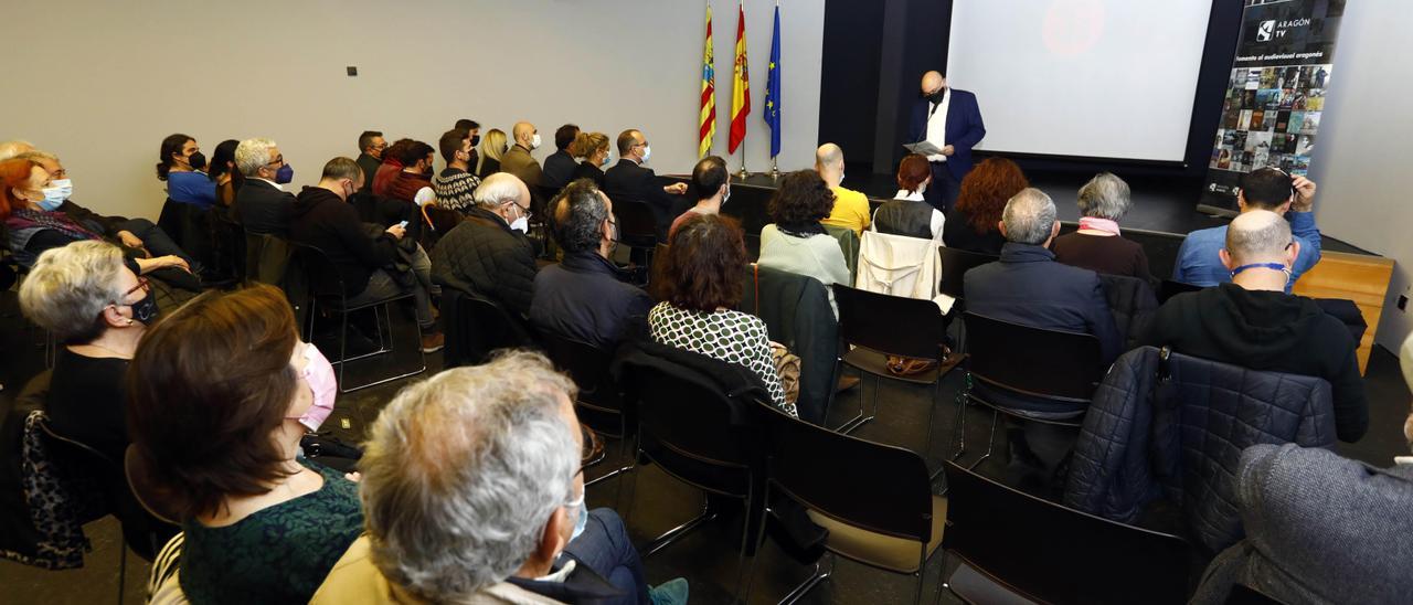 El documental ha sido estrenado esta tarde en el Pablo Serrano.