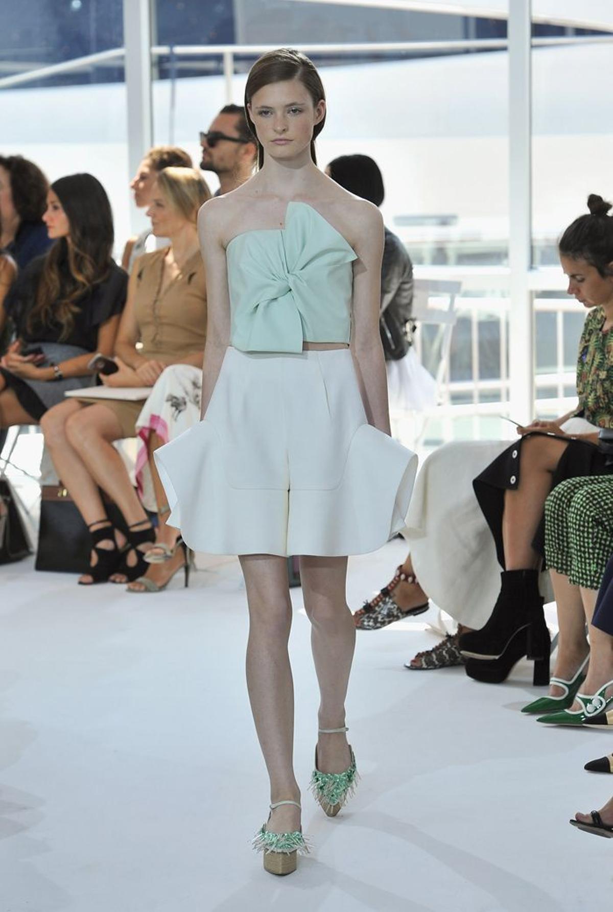 Nueva York Fashion Week: Delpozo, top y shorts