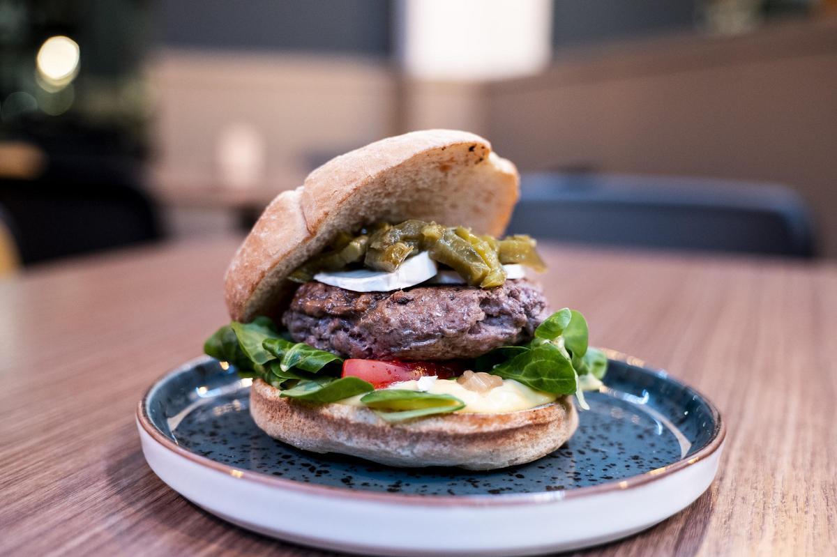 Hamburguesa campera.