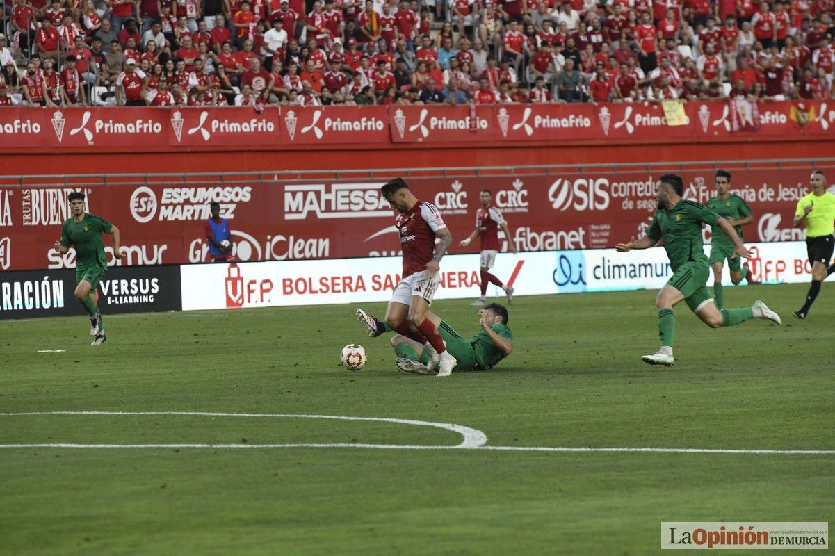 Así fue el encuentro del play off del Real Murcia y el Nástic en la lucha por el ascenso