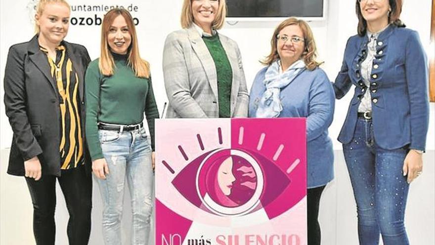 Los actos por el 25-N se celebran bajo el lema ‘No más silencio en tu mirada”