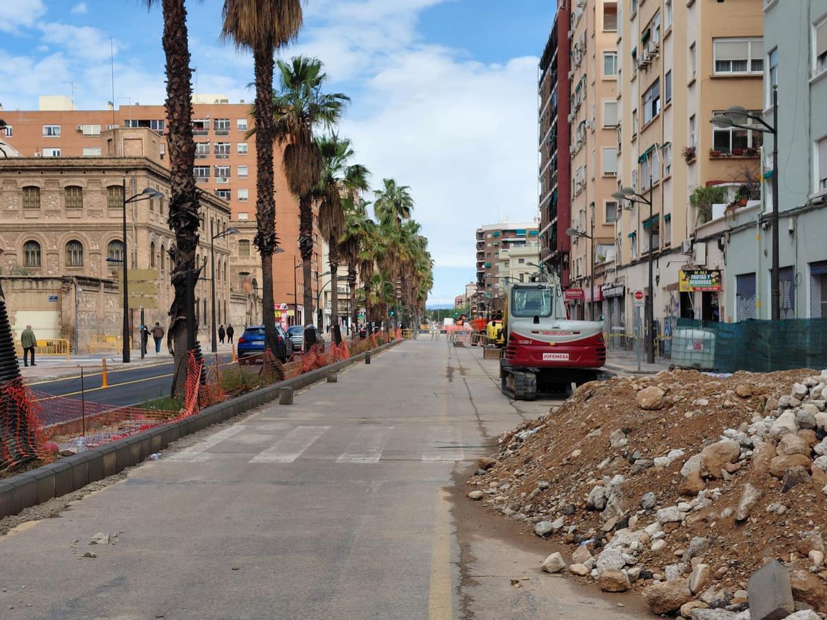 Obras en Giorgeta y Pérez Galdós