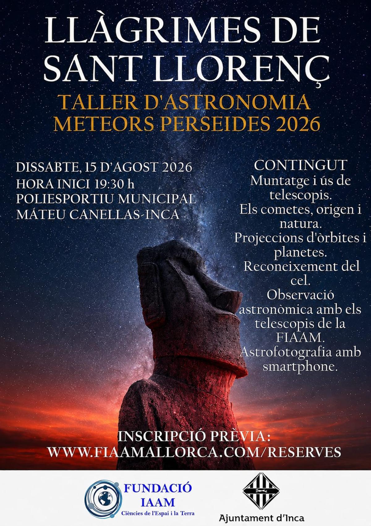 Las Perseidas en Inca