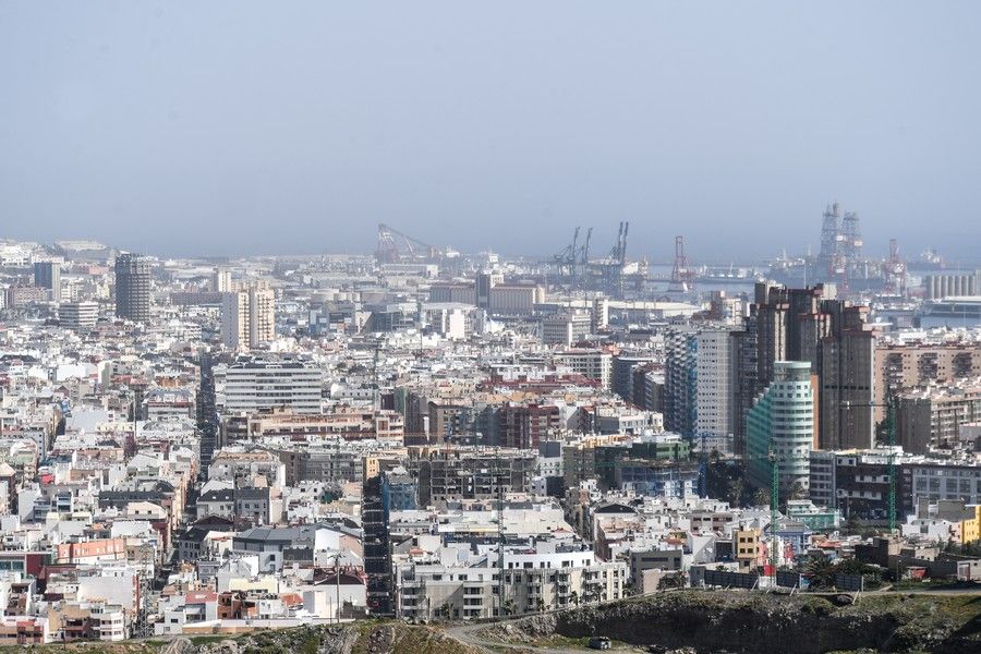 Calima en Gran Canaria (15/02/2021)