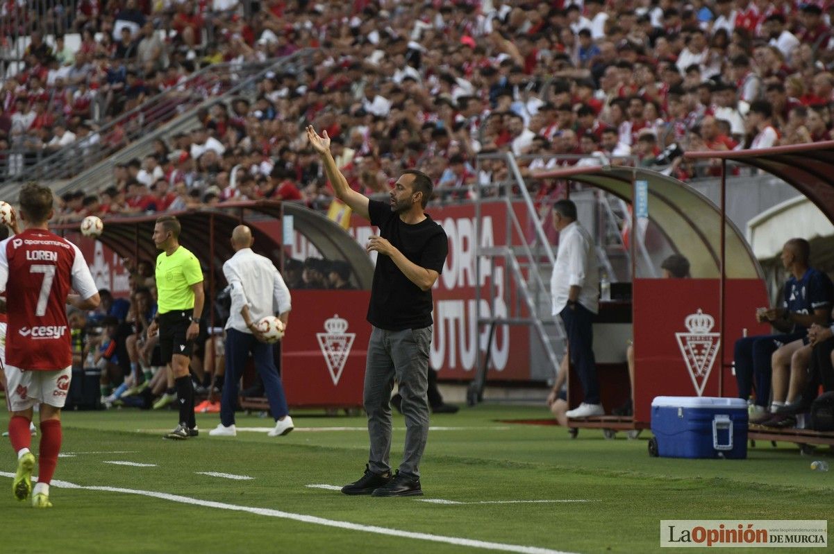 Así fue el encuentro del play off del Real Murcia y el Nástic en la lucha por el ascenso