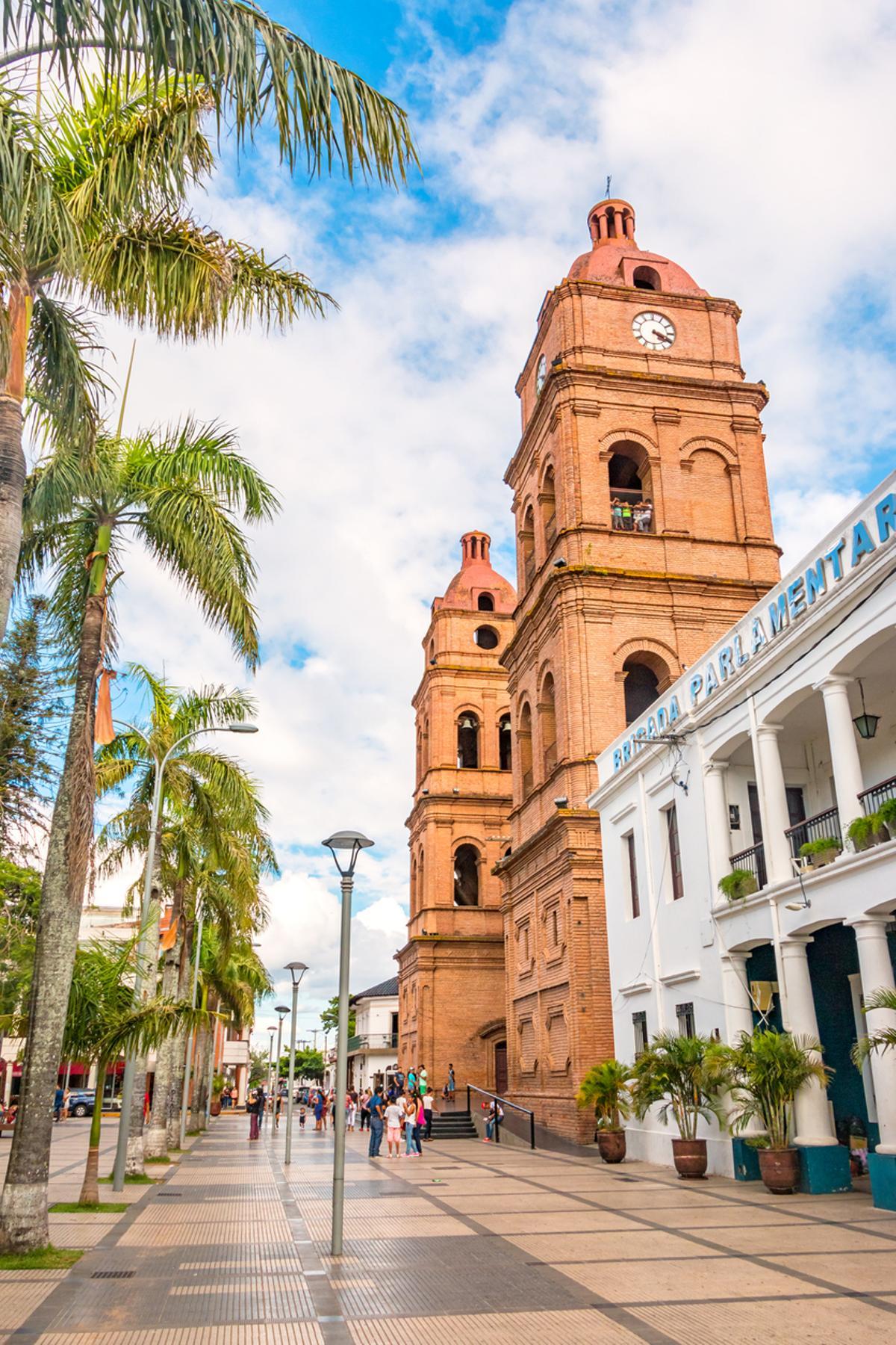 La catedrla de Santa Cruz, en Bolivia