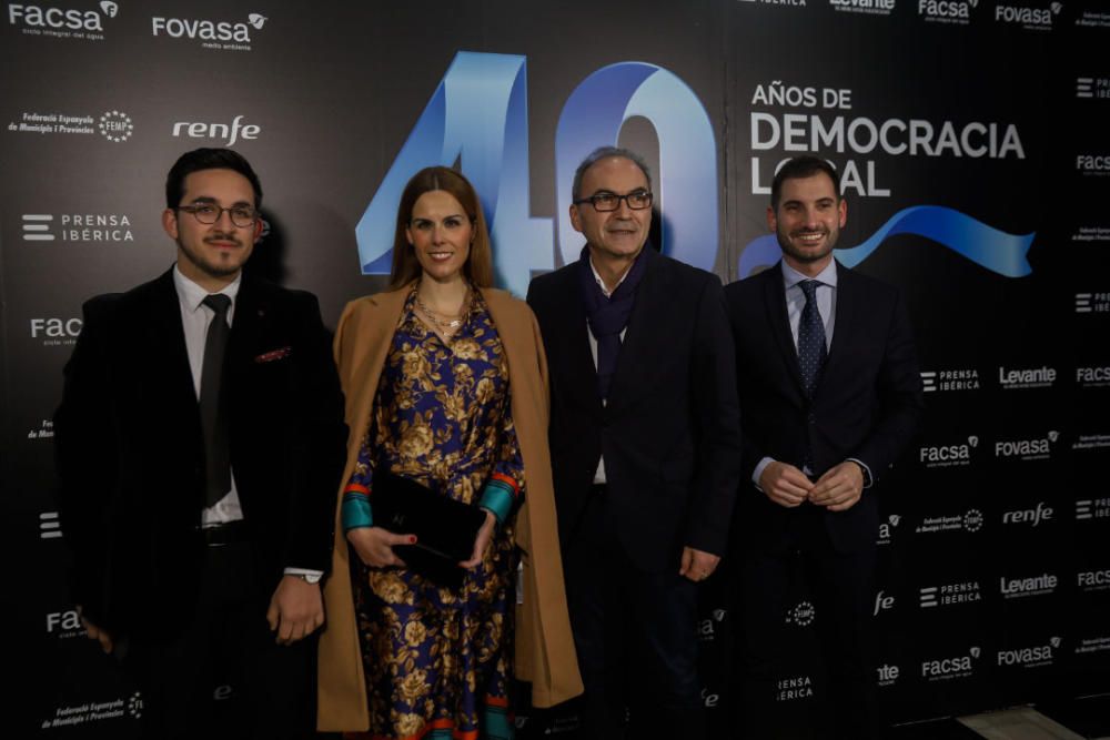 Gala de los 40 años de democracia local en Levante-EMV