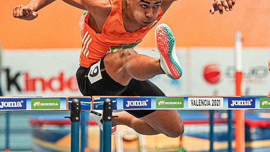 Luis Salort en el GP de València del pasado enero. | GO FIT ATHLETICS