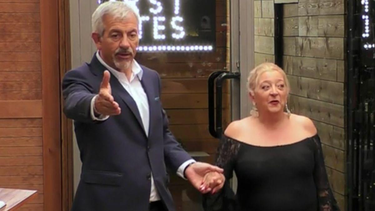 Carlos Sobera y Mari en &#039;First Dates&#039;.