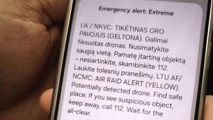 El dron abatut per l’OTAN sobre Lituània portava explosius