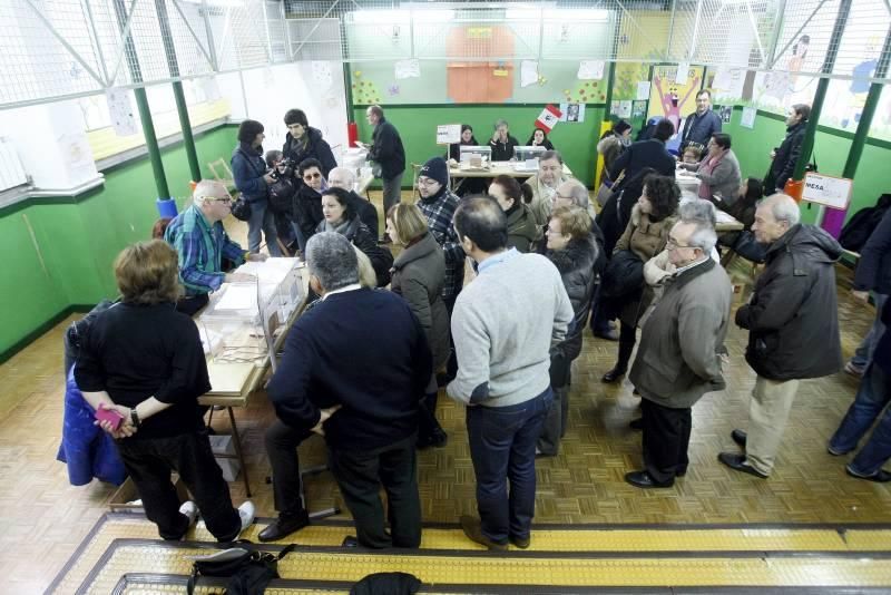 Jornada electoral en Zaragoza