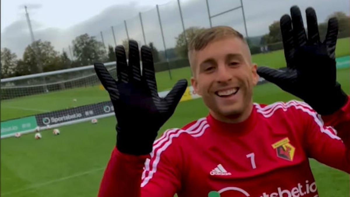 Deulofeu afina la puntería con un espectacular challenge contra un drone