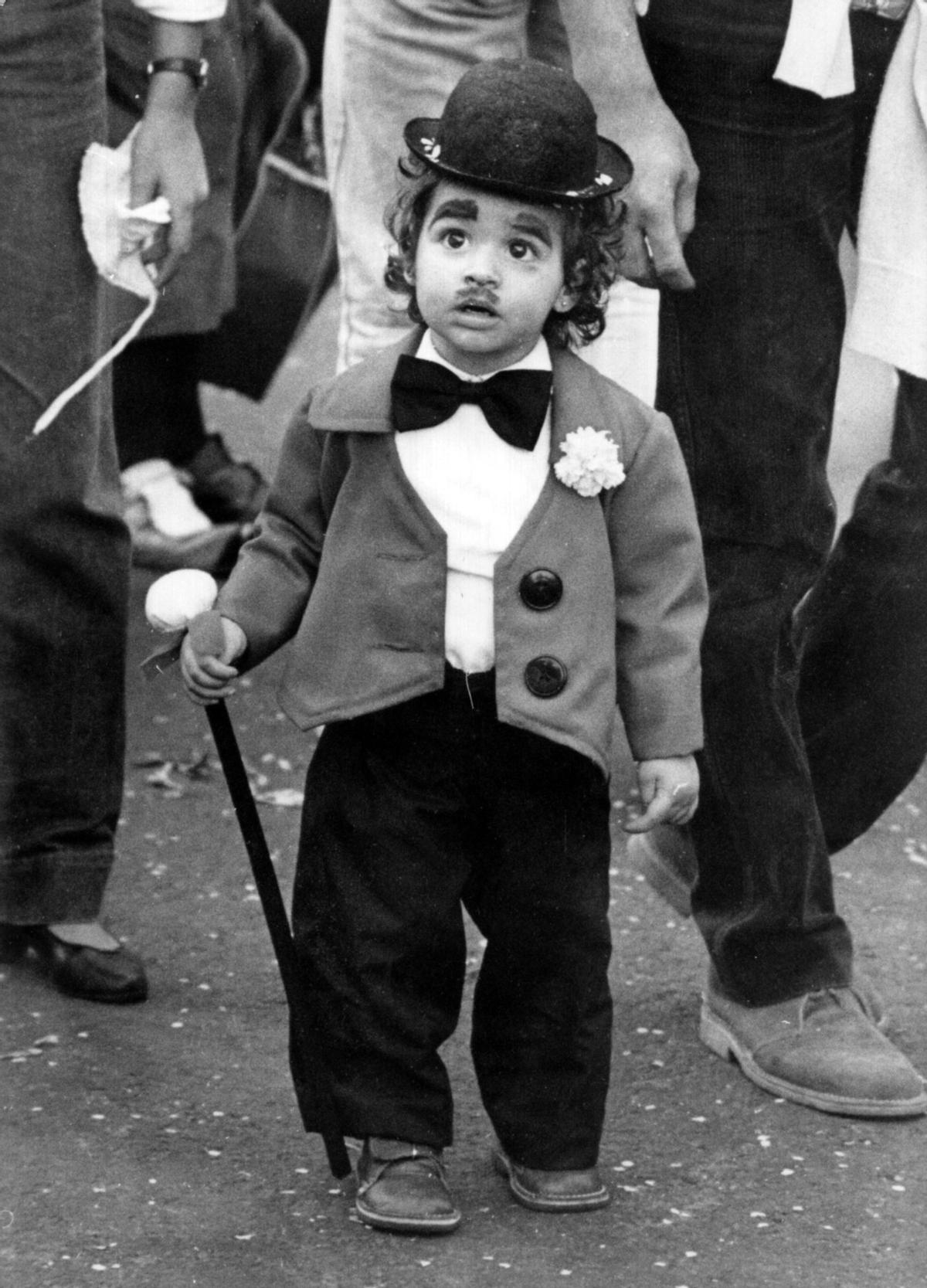 Disfraces infantiles en el Carnaval de Las Palmas de Gran Canaria en 1985