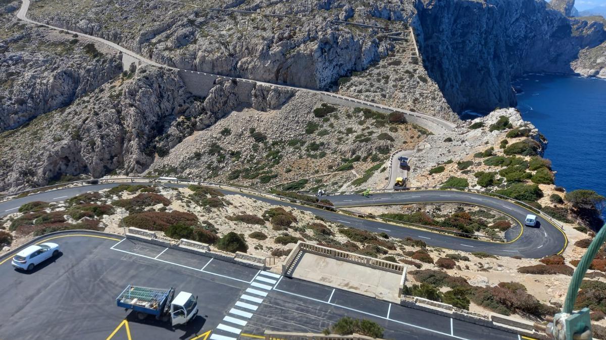 Carretera al faro de Formentor