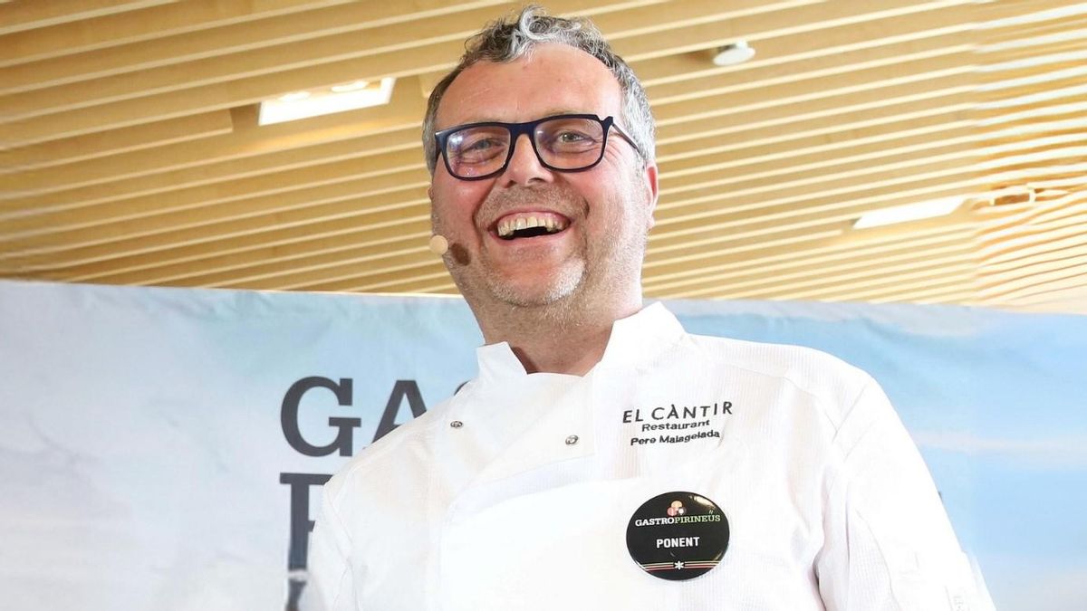 Pere Malagelada, chef del restaurante El Càntir, en el Hotel Alga de Calella de Palafrugell.
