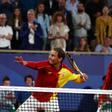 Nadal y Alcaraz celebran su victoria en el debut