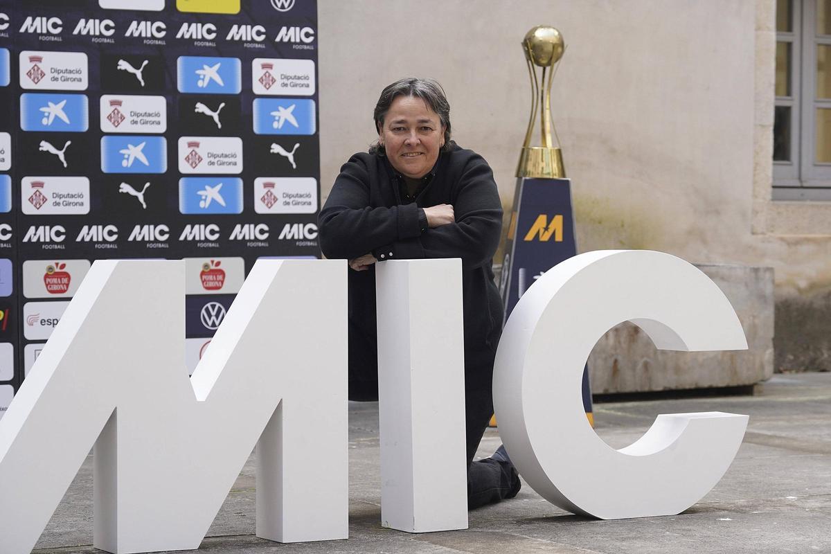 La directora del MIC Football, a la Diputació de Girona dijous passat