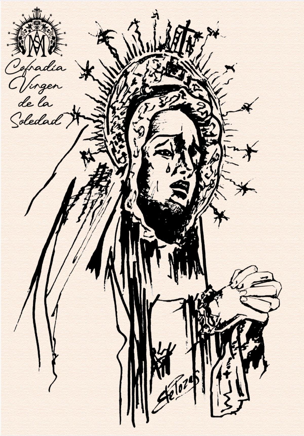 Obra de Ele Pozas para la cofradía Virgen de la Soledad.
