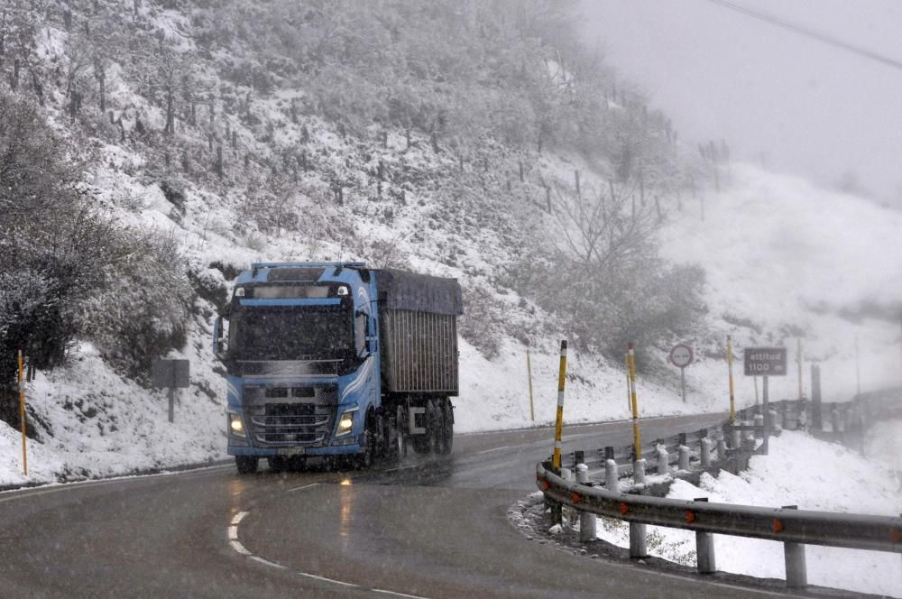 Primera nevada en Pajares