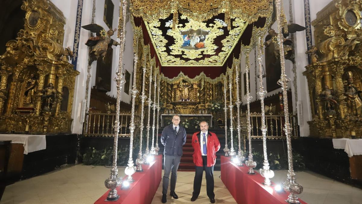 El Huerto presenta el techo de palio de la Candelaria.