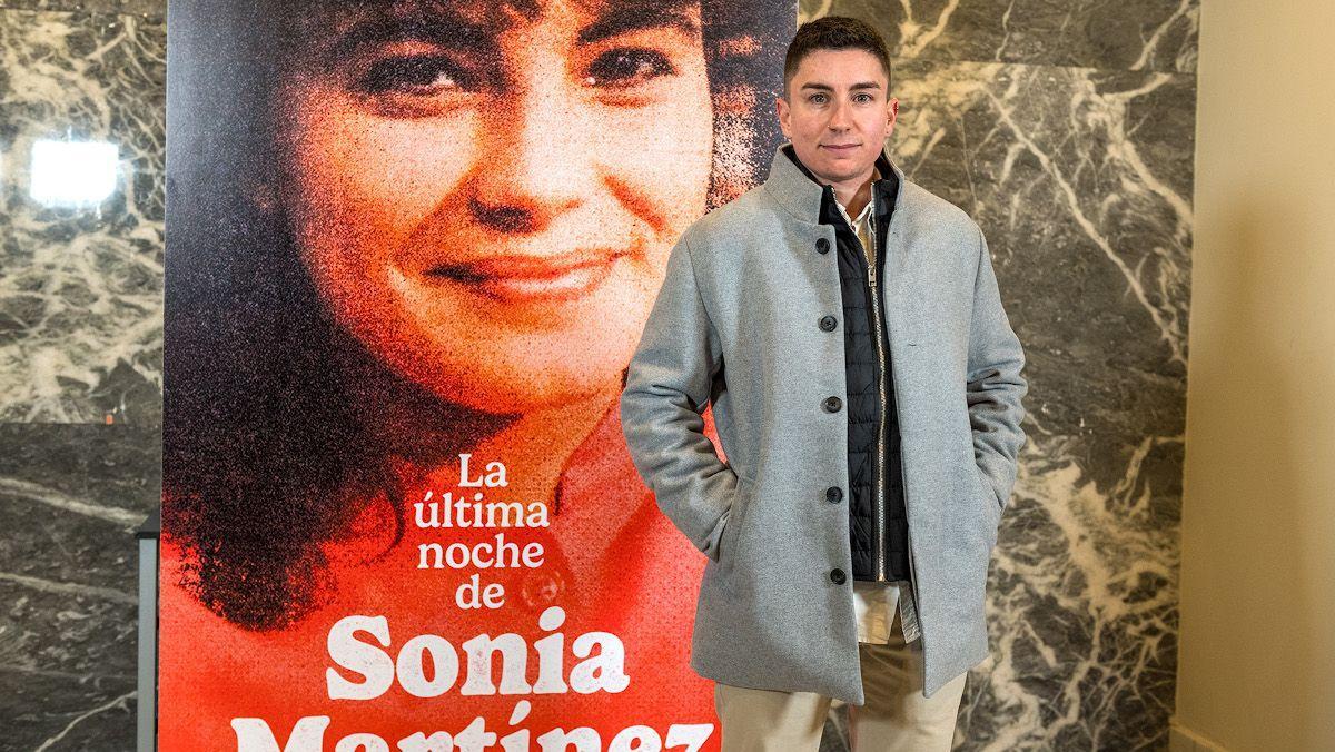 Hugo Padilla, hijo de Sonia Martínez, en la presentación del documental.