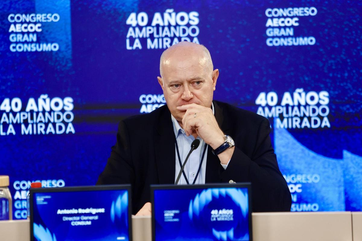El director general de Consum, Antonio Rodrí­guez, el pasado jueves