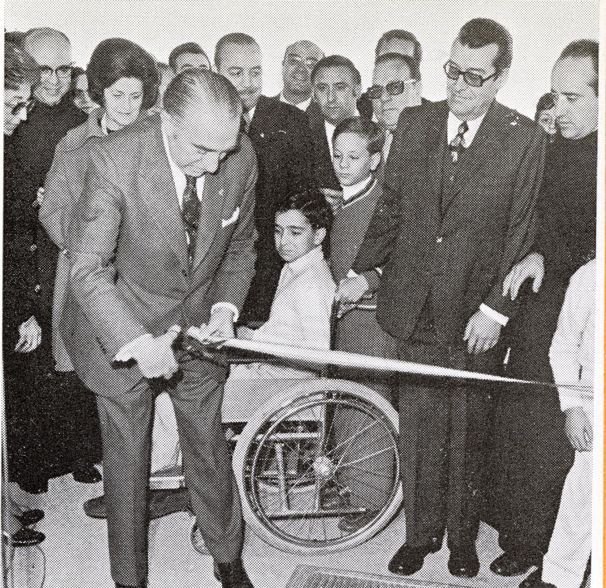 Inauguración del Hospital de Sant Joan de Déu en Esplugues en 1973