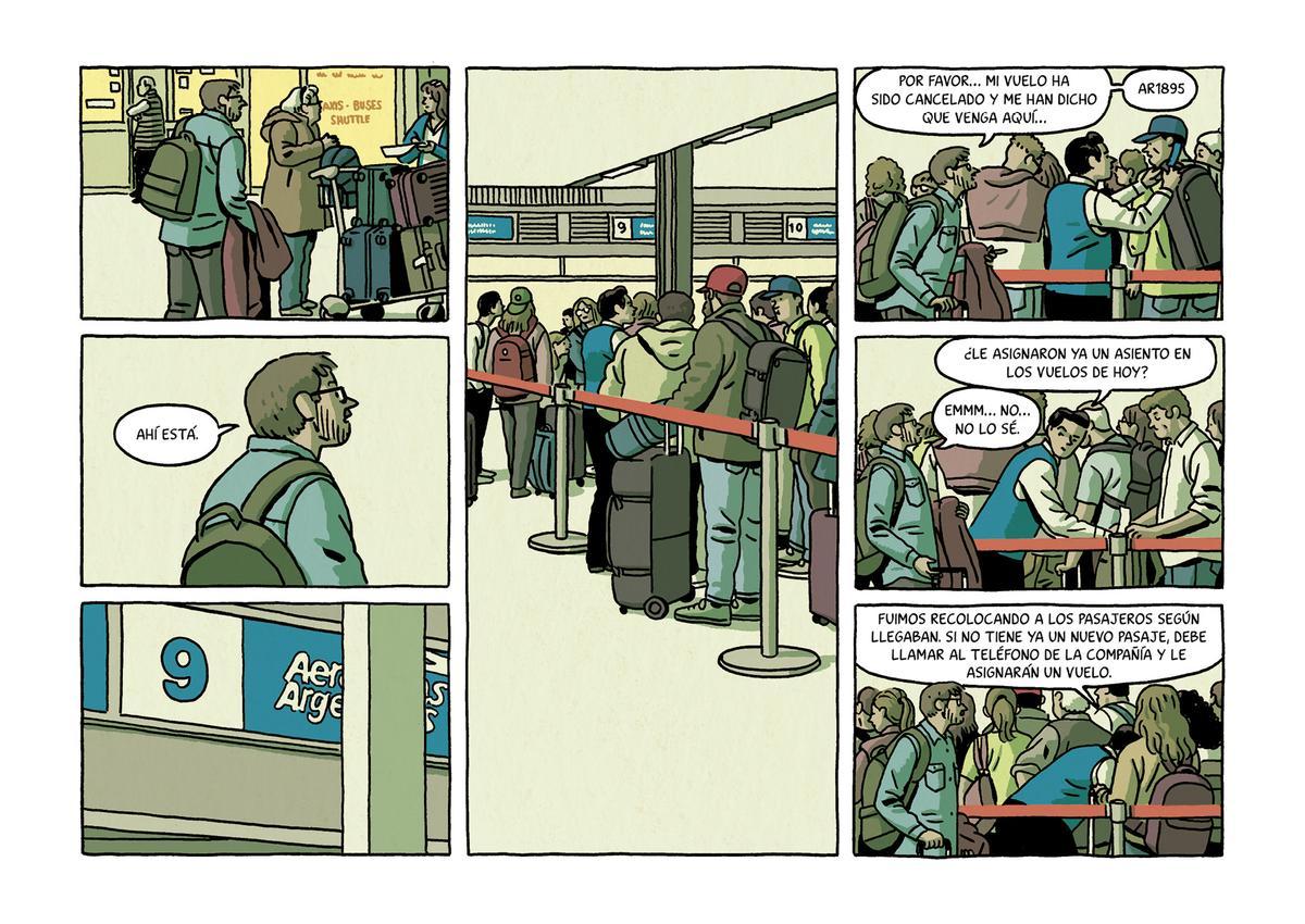 Página de 'El viaje'.