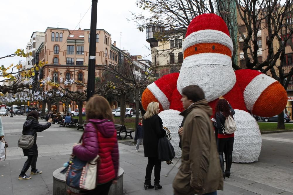 Luces de Navidad en Gijón