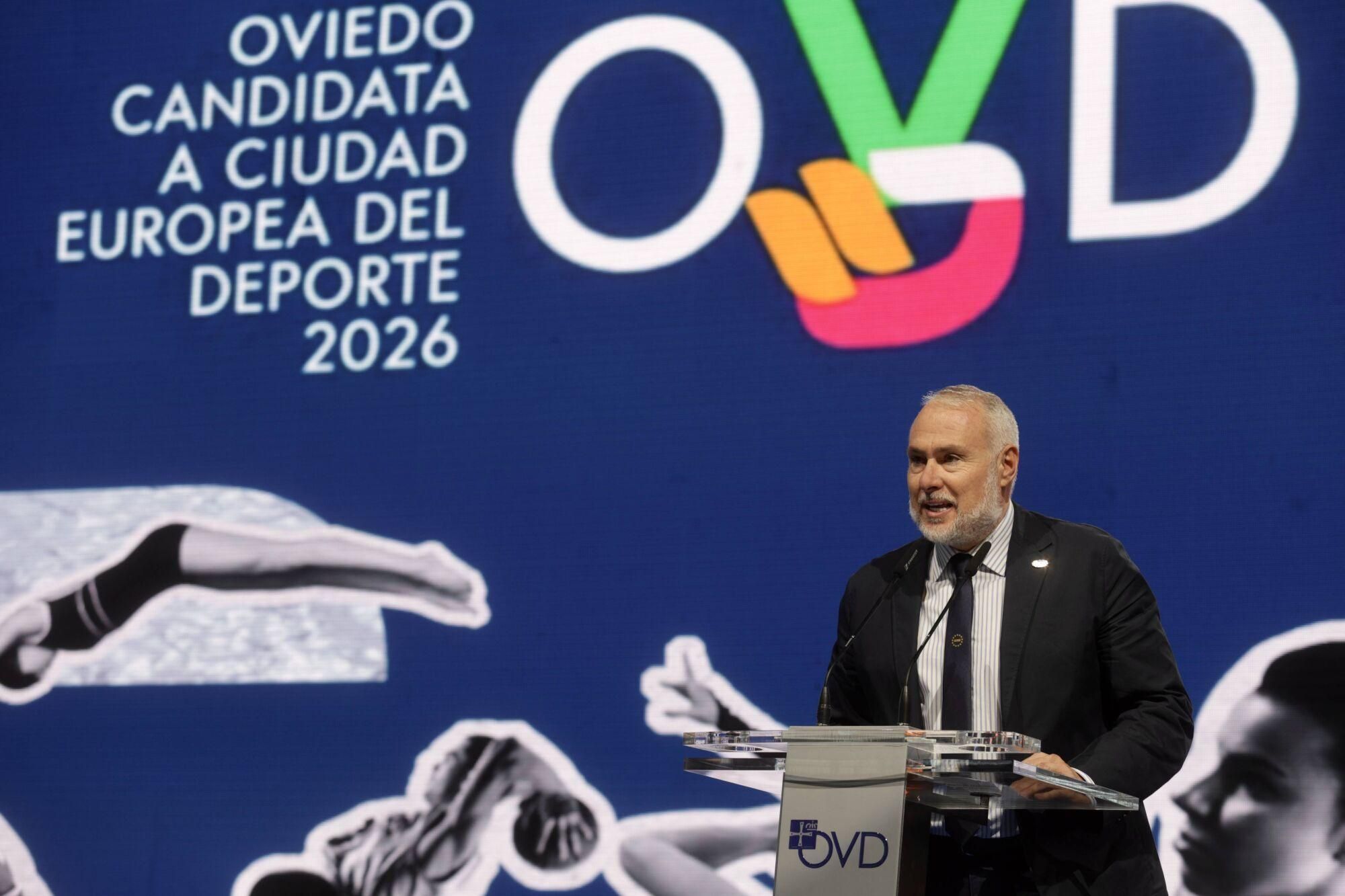 El Palacio de los Deportes de Oviedo, escenario del examen final para ser Ciudad Europea del Deporte
