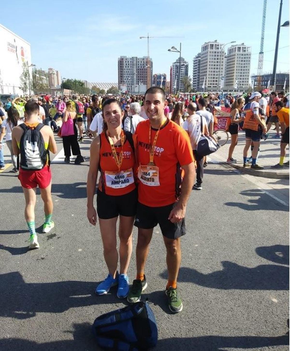 Gran nivel de los atletas adaptados en el Medio Maratón de València