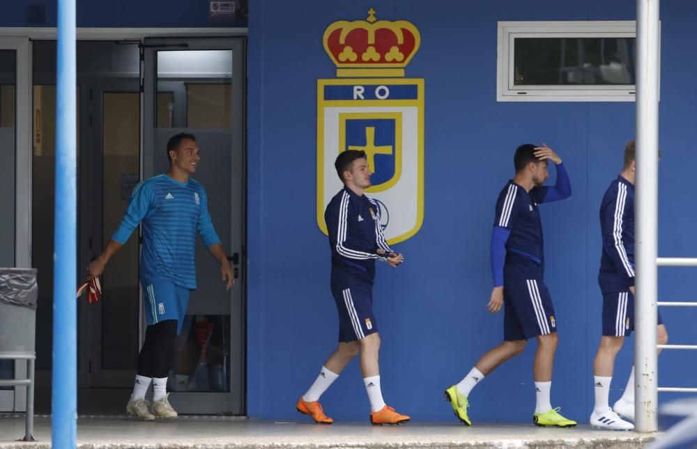 Primer entrenamiento del Real Oviedo para la tempo