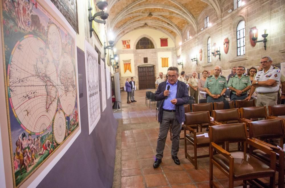 Exposición cartográfica en Capitanía General de València