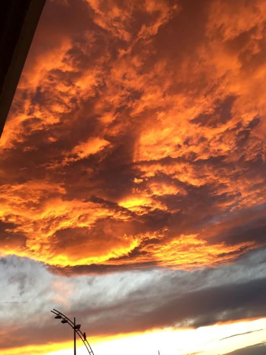 Cielo desde Las Canteras