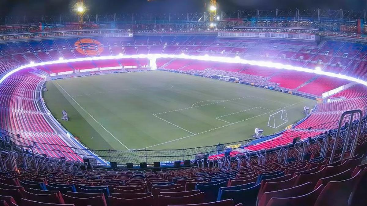 Avances del Spotify Camp Nou: césped instalado y estadio casi listo para el regreso del Barça