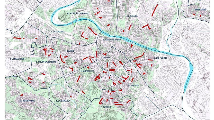 Estas son las 111 calles que el ayuntamiento de Zaragoza asfaltará en la Operación Asfalto 2022