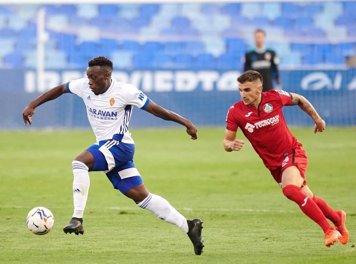 Jannick durante un partido de Copa del Rey contra el Getafe CF