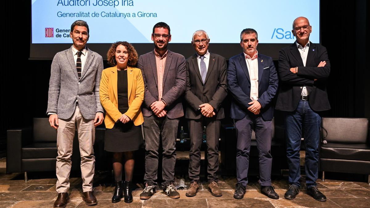 Foto de la presentació del Pla funcional del Campus de Salut de la Regió Sanitària de Girona, l'11 de desembre passat a la Generalitat Girona.