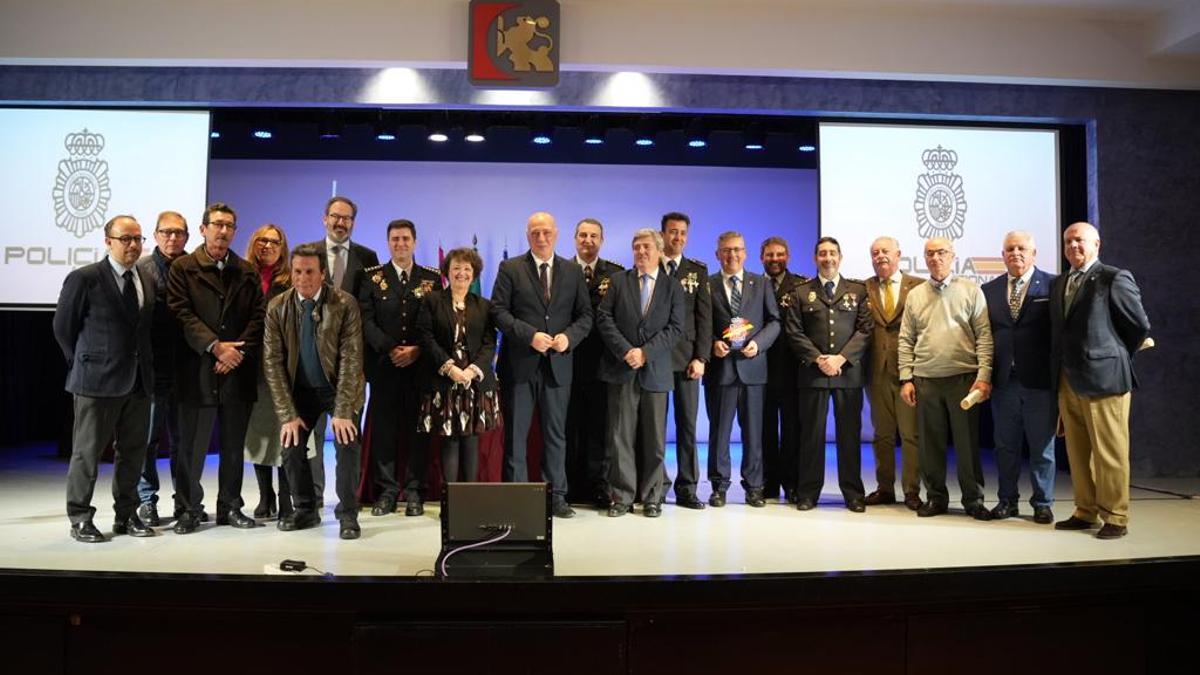 Acto por el 199 aniversario de la Policía Nacional celebrado este martes en el Palacio de la Merced de Córdoba.