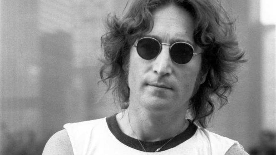 Foto de John Lennon en Nueva York en 1974.