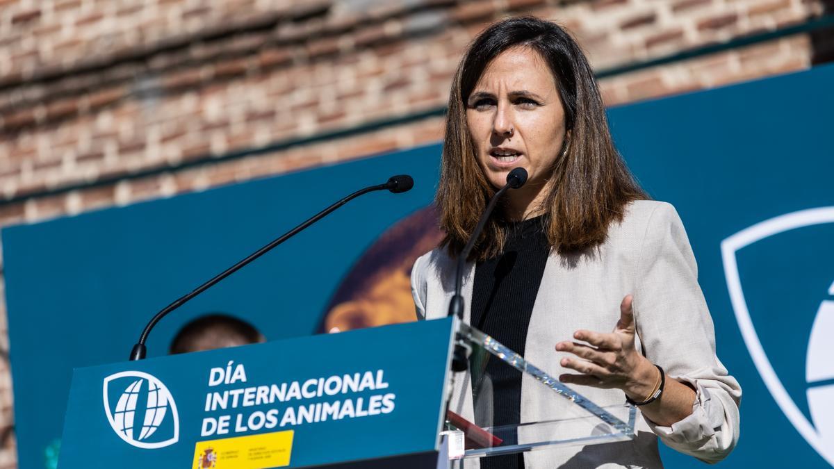 La secretaria general de Podemos, Ione Belarra