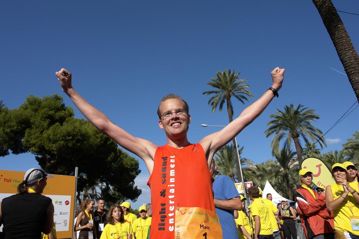 Marc Jörgens bei seinem Marathon-Sieg im Jahr 2007.